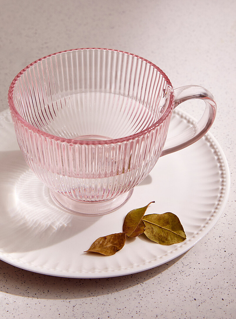 Simons Maison: La tasse fines rainures Transparent