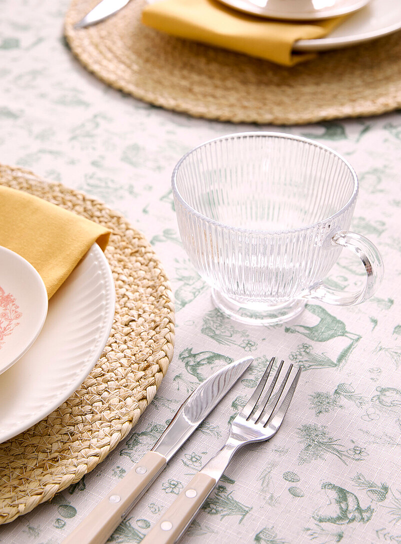 Simons Maison: La tasse fines rainures Transparent