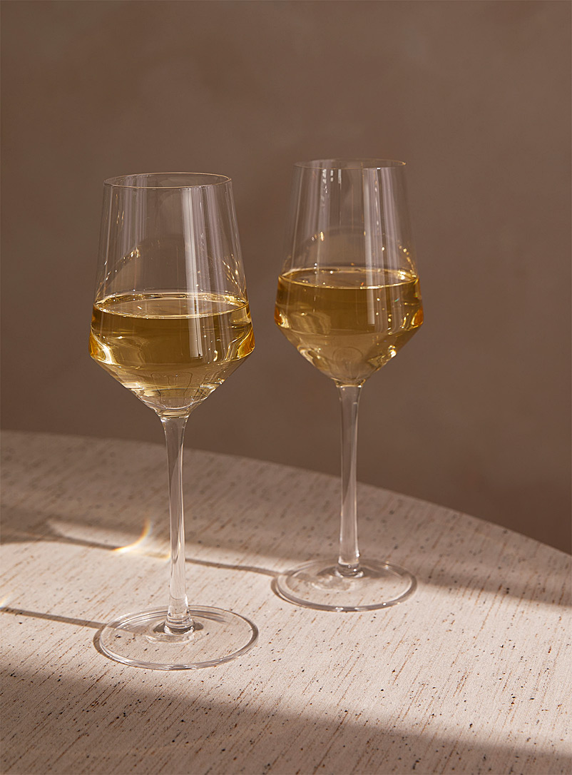 Simons Maison Assorted Transparent wine glasses Set of 2