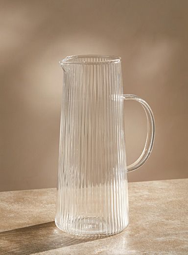 Fine Pitcher Fine grooved pitcher | Simons Maison | | Simons