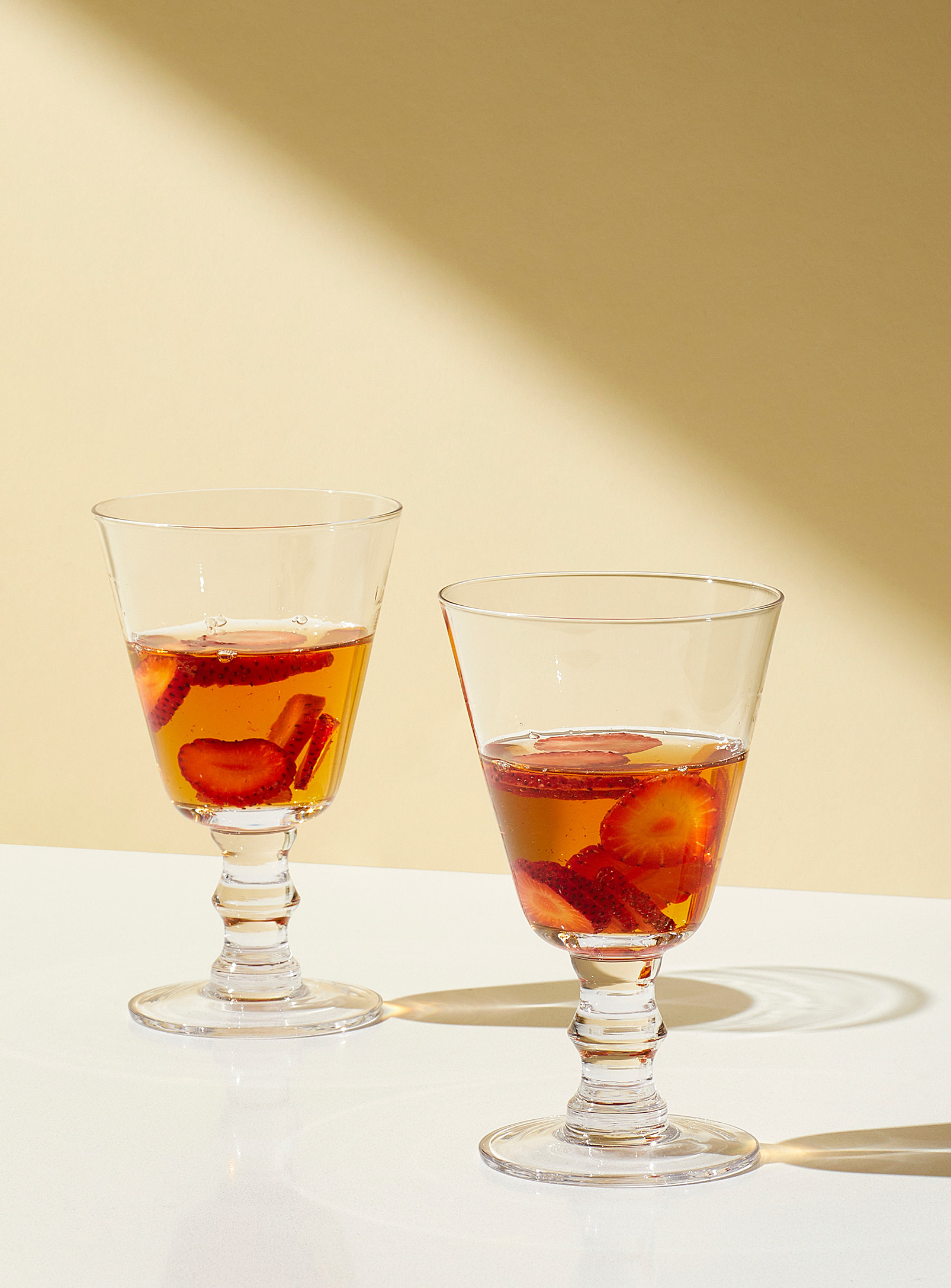Simons Maison Vintage Charm Wine Glasses Set Of 2 In Transparent