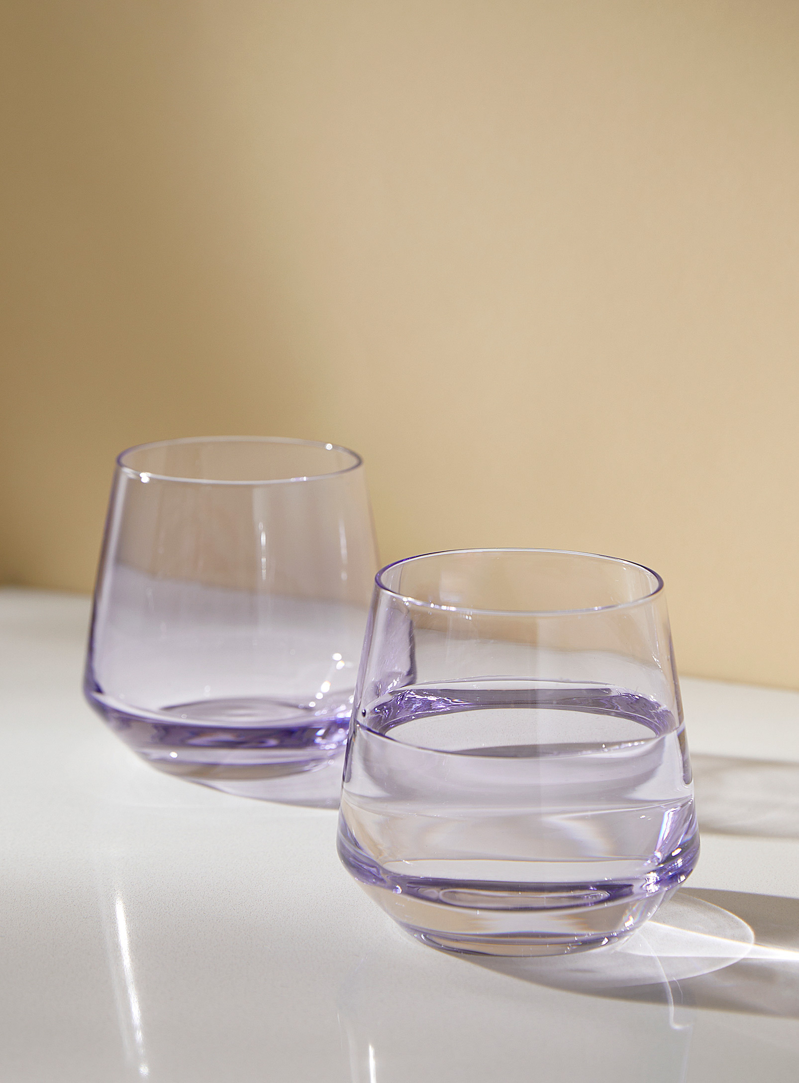 Simons Maison Lilac Small Glasses Set Of 2 In Purple