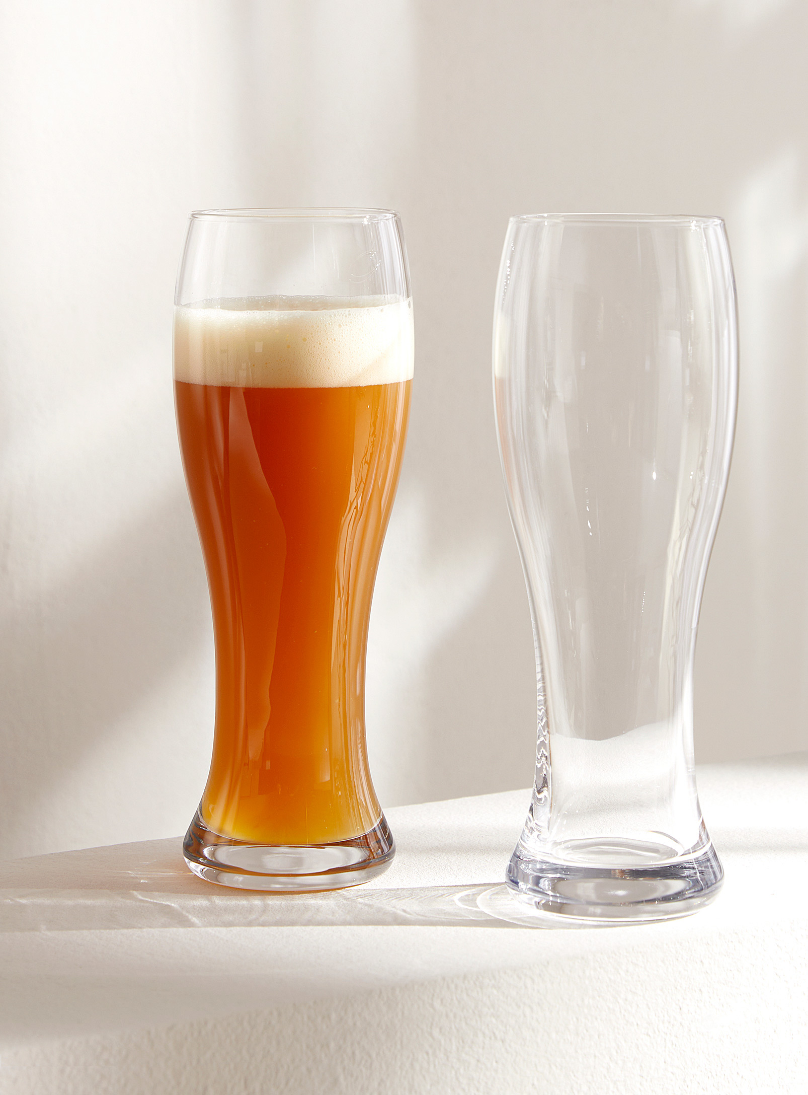 Simons Maison - Transparent beer glasses Set of 2