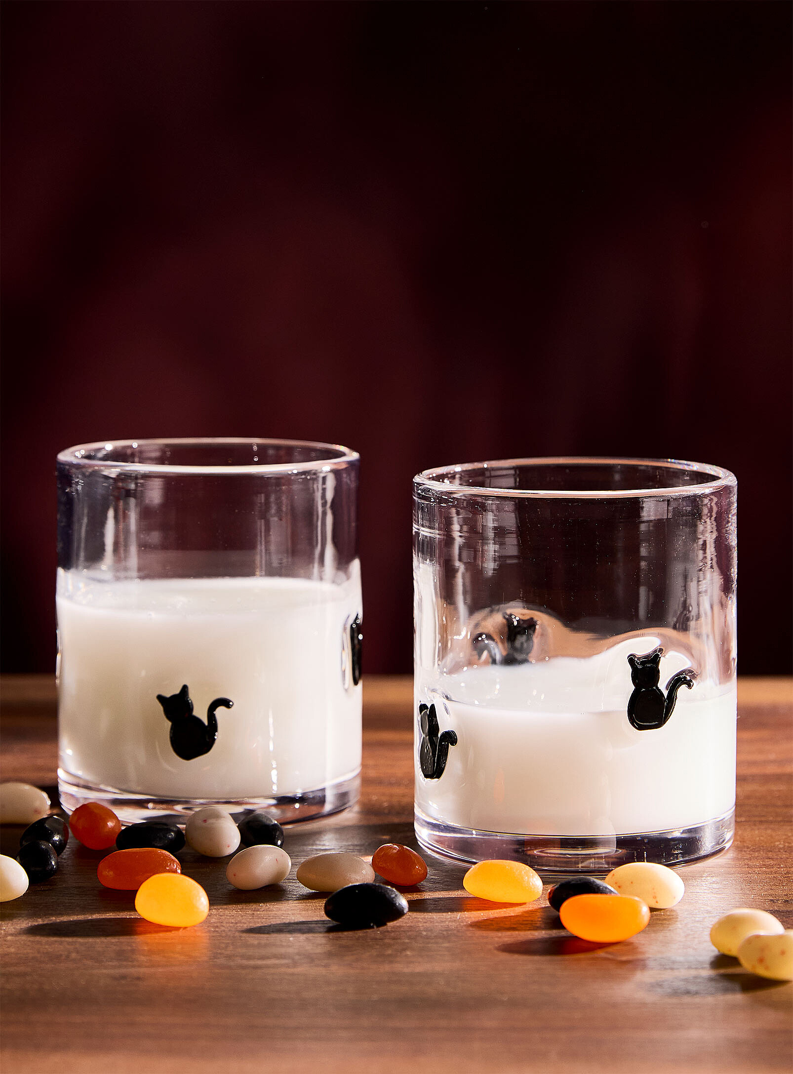 Les verres chats noirs 3D