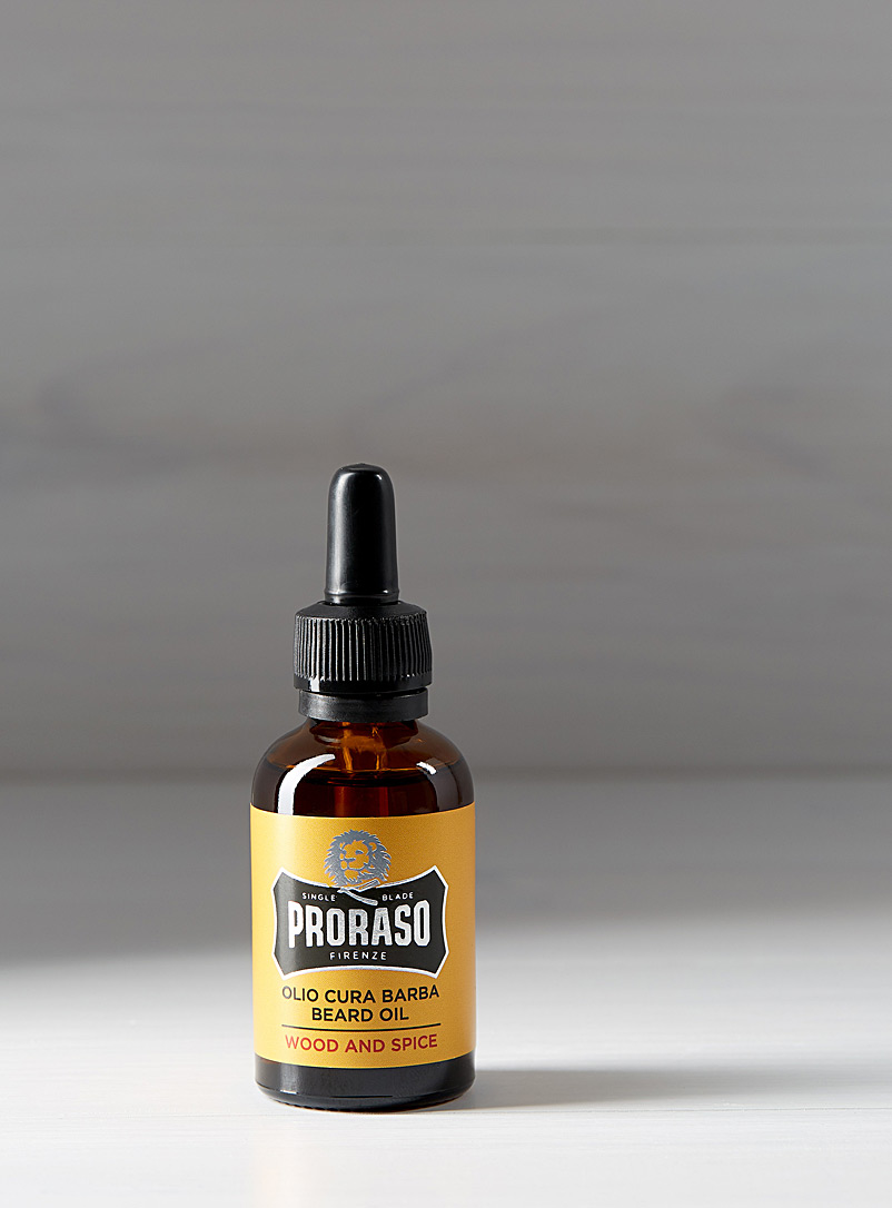 Proraso Orange Wood and spice beard oil for men