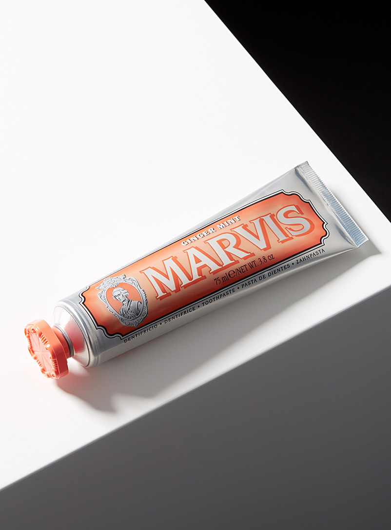Marvis: Le dentifrice gingembre et menthe Orange pour homme