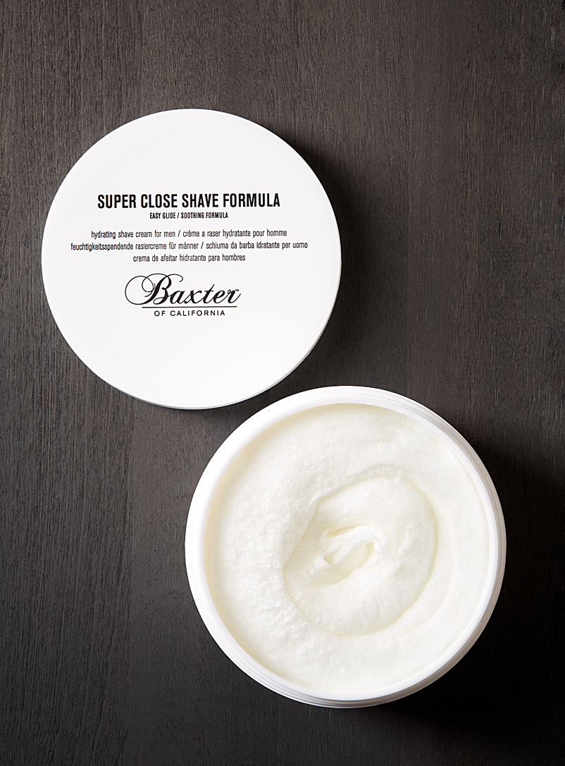 Baxter of California: La crème à raser formule Super Close Noir pour homme