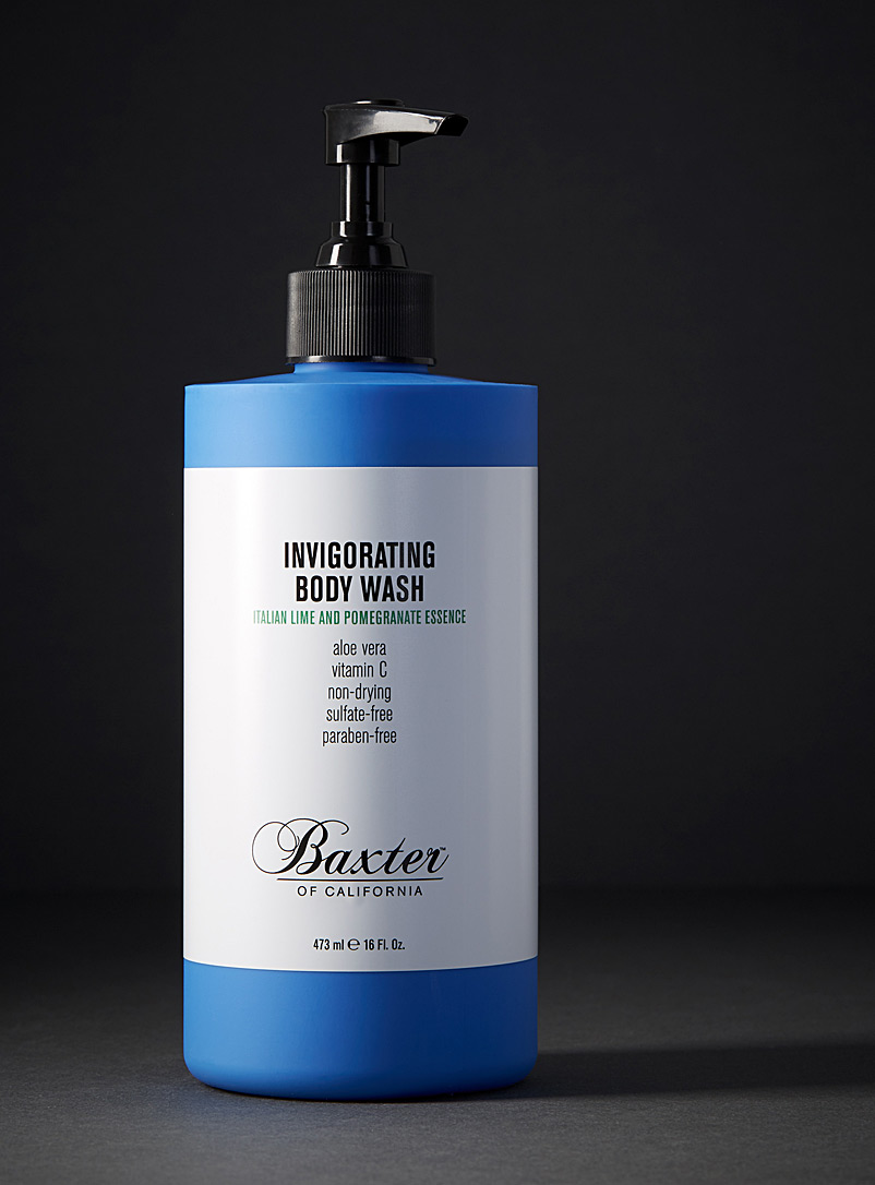 Baxter of California Blue Italian lime and pomegranate shower gel for men