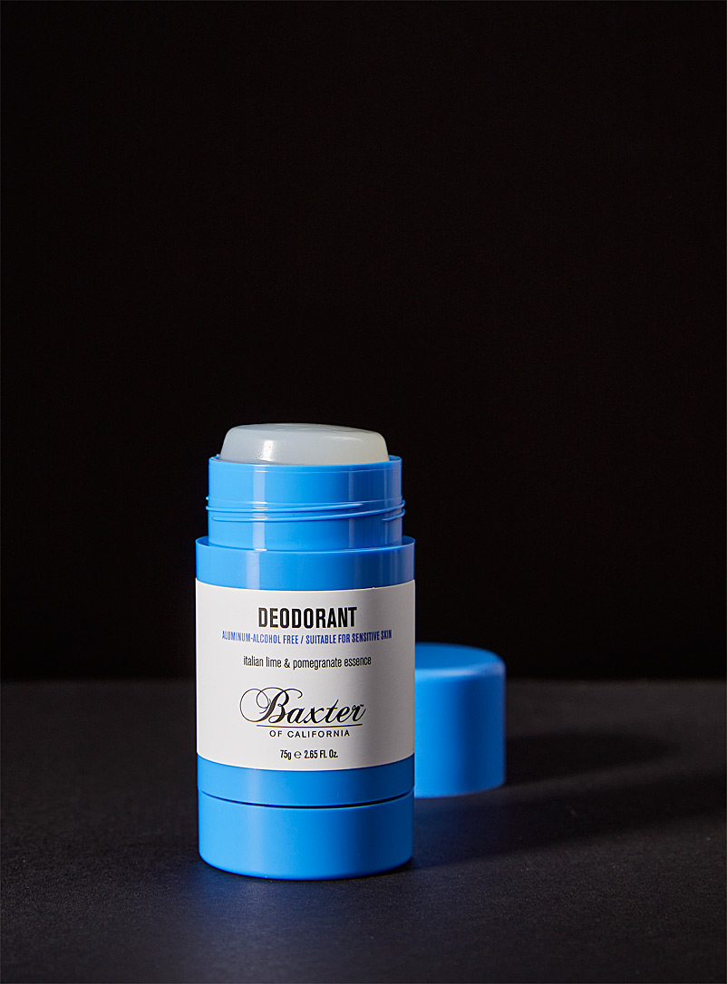 Baxter of California: Le déodorant sans aluminium lime italienne et grenade Bleu pour homme