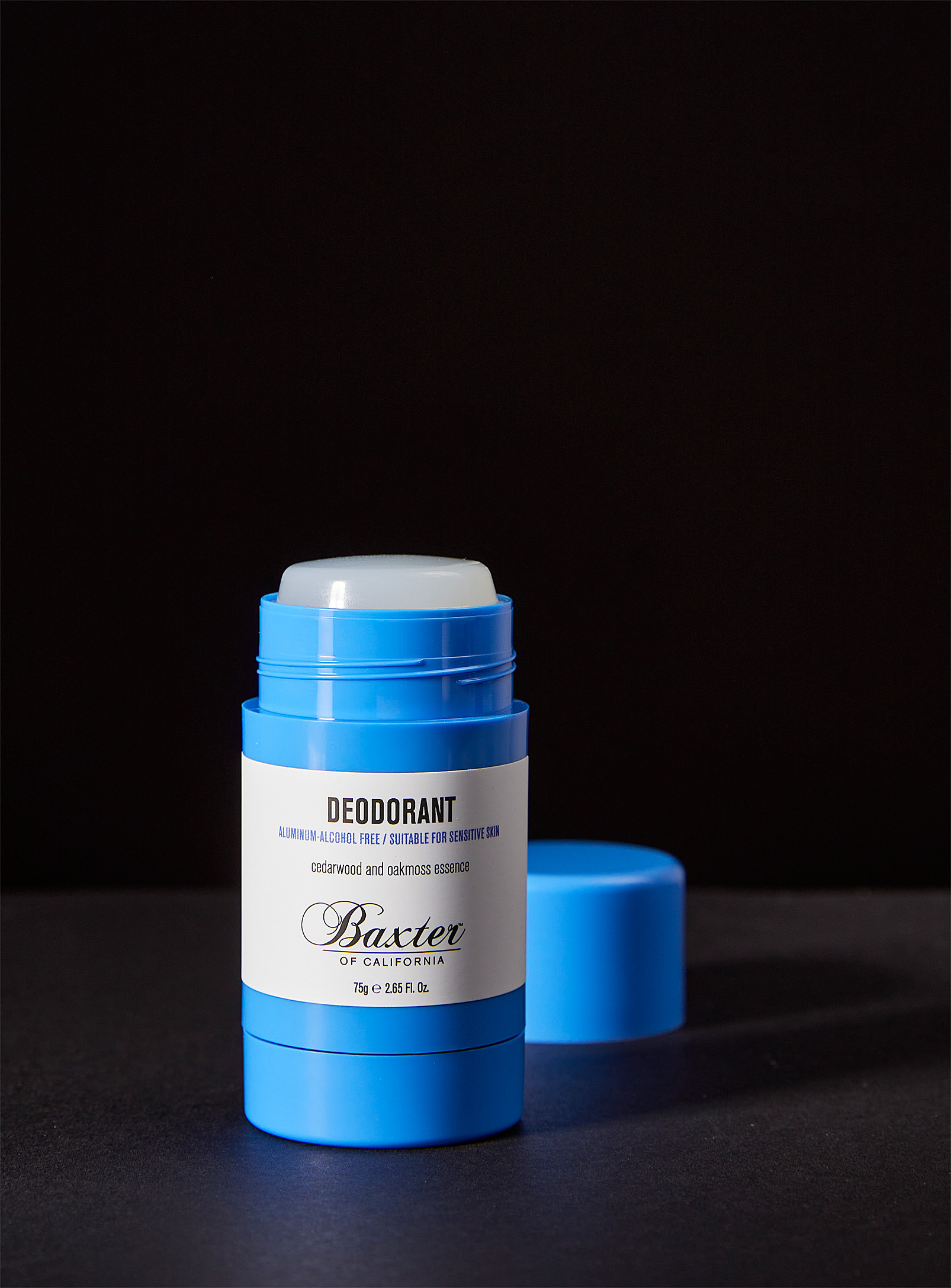Shop Baxter Of California Cedarwood And Oakmoss Aluminum-free Deodorant In Blue