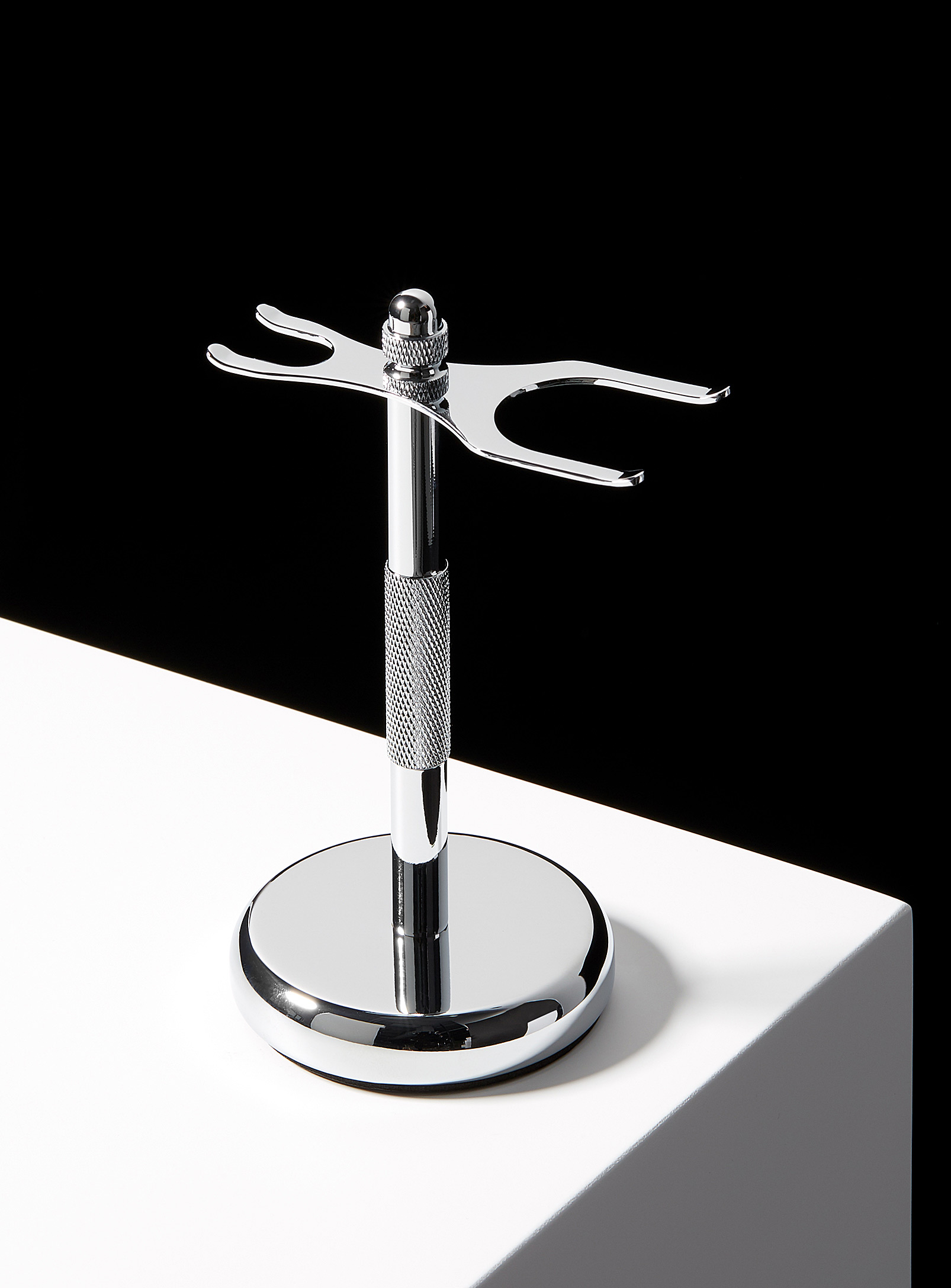 Pure Badger Chrome Shaving Brush And Safety Razor Stand In Assorted ...