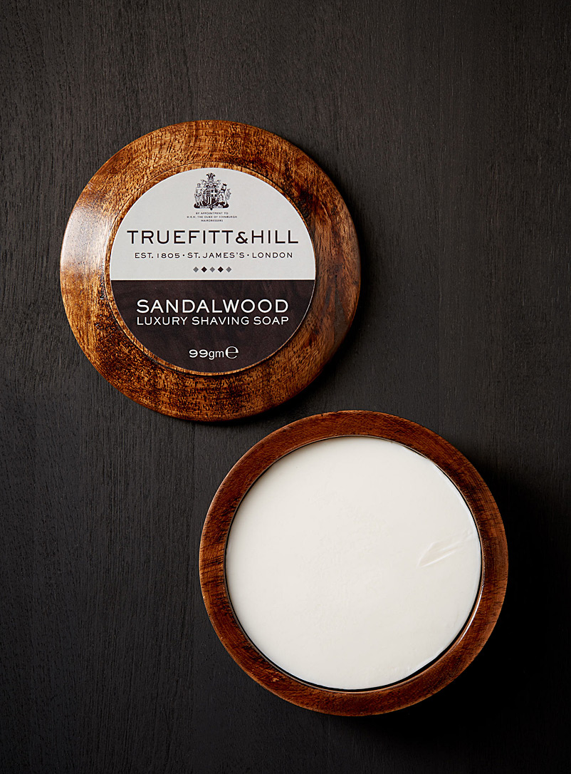 Truefitt & Hill: Le savon à raser Bois de santal dans un bol en bois Assorti pour homme