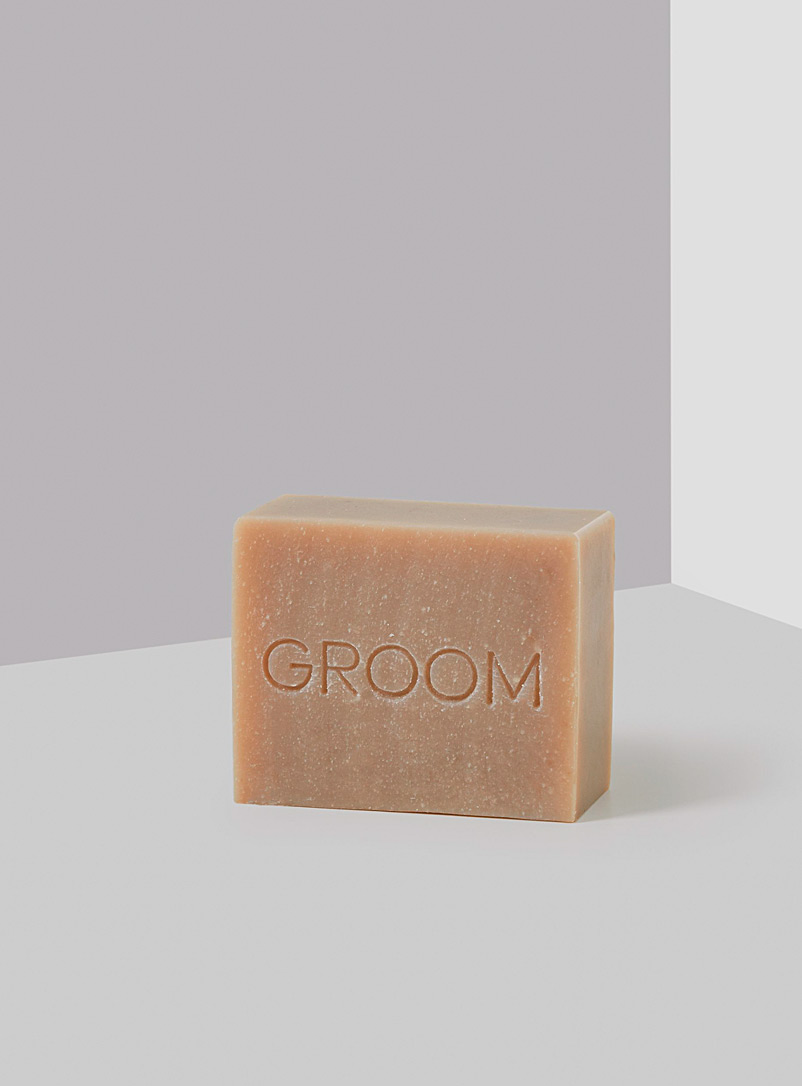 Industries Groom: Le savon au rhassoul Blanc pour homme