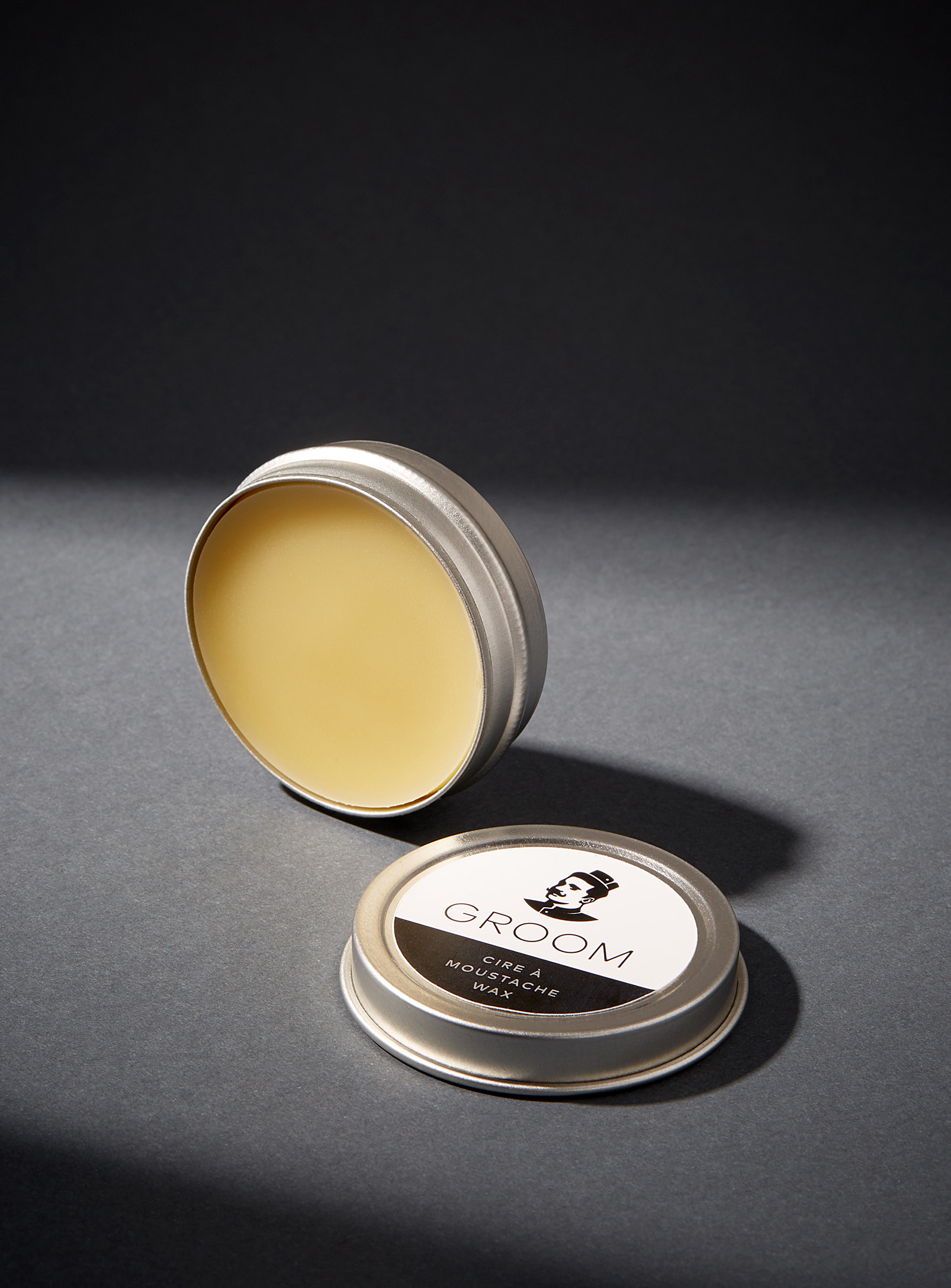 Industries Groom Natural Moustache Wax In Silver