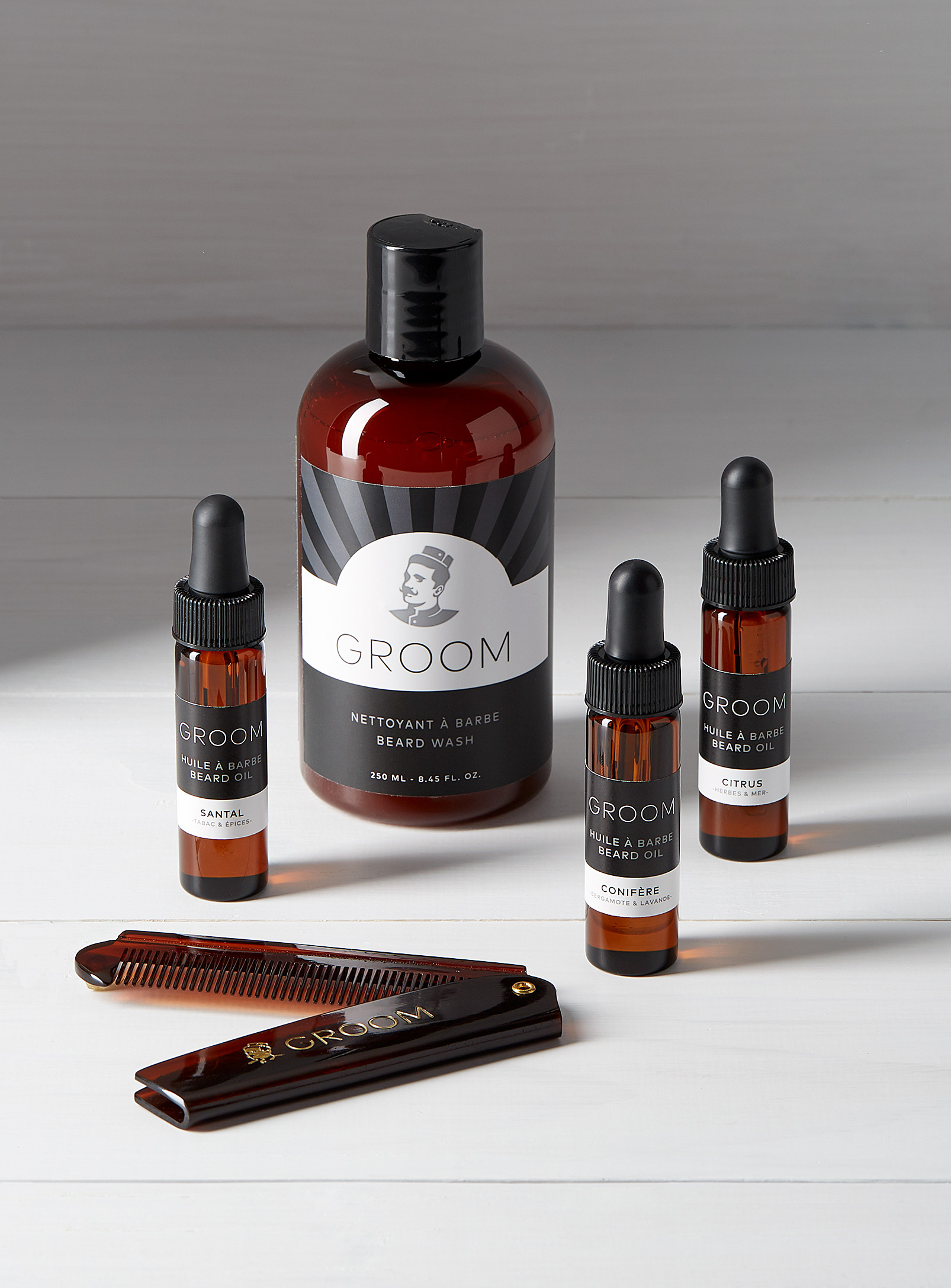 Industries Groom Beard Care Discovery Set In White