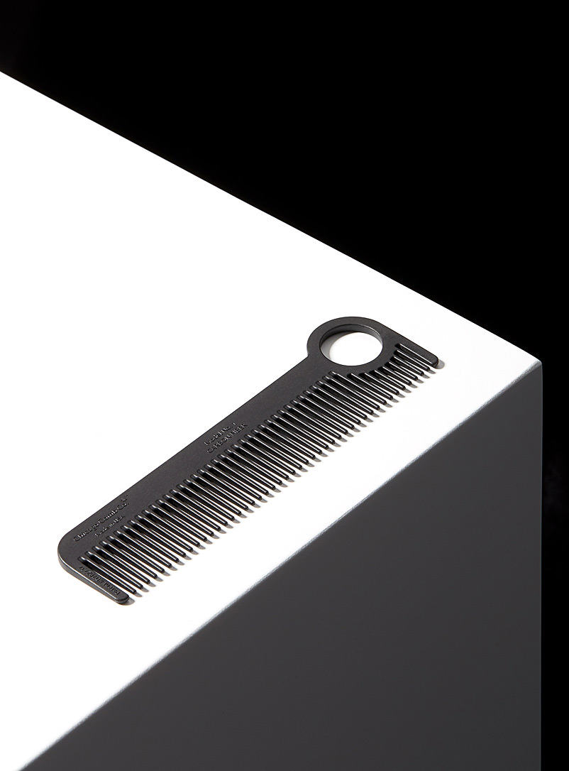 Chicago Comb Co Black Model No. 1 carbon fiber comb for men