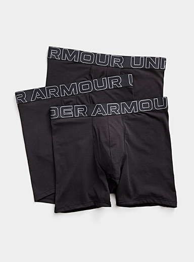 6" black jersey performance boxer briefs Boxerjock&reg; 3-pack