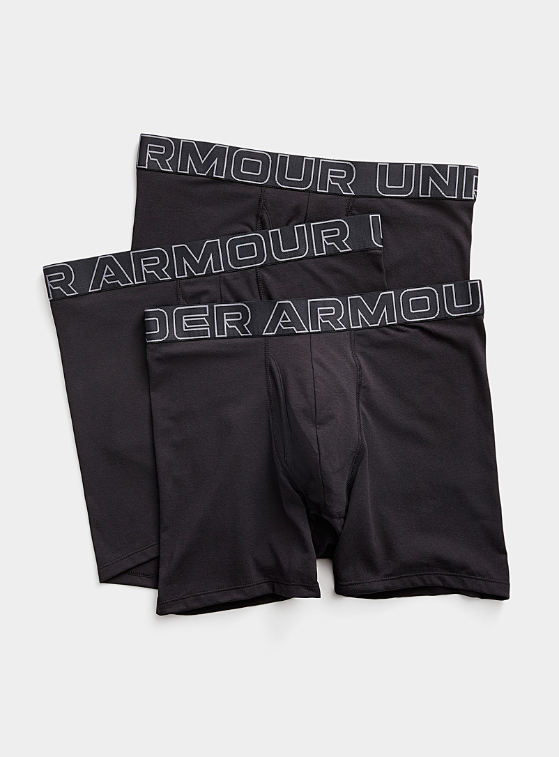 6" black jersey performance boxer briefs Boxerjock® 3-pack product image (primary)