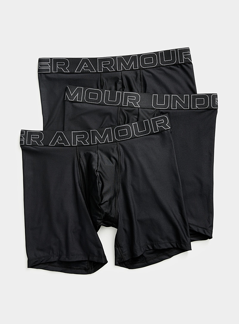 6" black performance boxer briefs Boxerjock® 3-pack product image (primary)