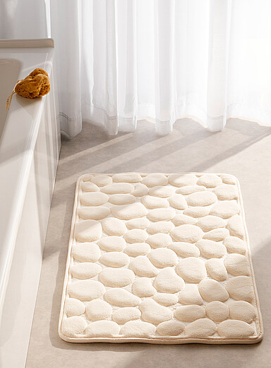Tapis De Bain Gris Antidérapant Et Absorbant | Décoration Salle De Bain Douche 60x40cm
