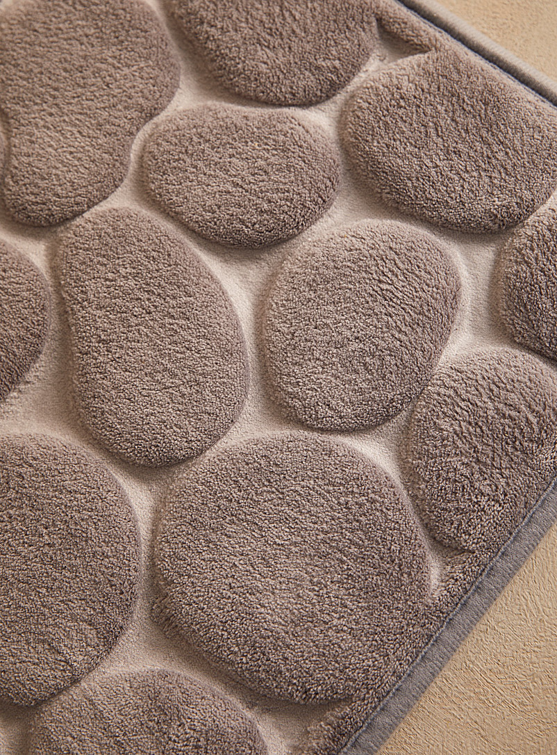 Simons Maison: Le tapis de bain plage de galets 50 x 80 cm Gris