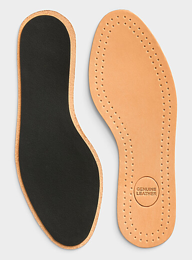 Genuine leather insole