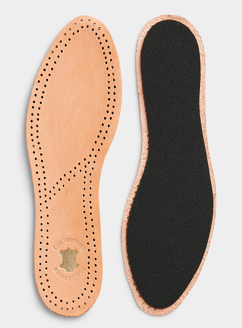 Walter's Beige Genuine leather insole for women