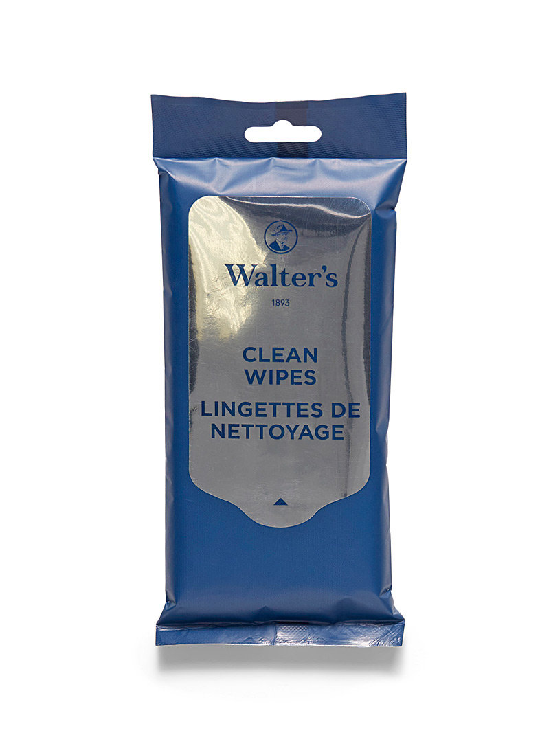 Walter's Blue Shoe cleaning wipes for women