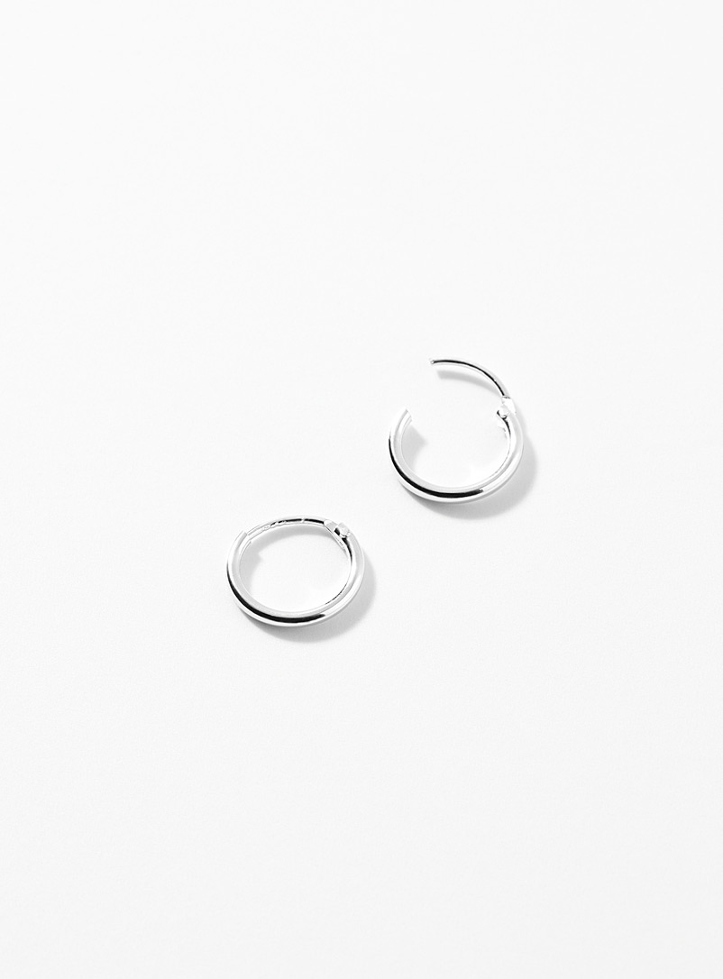 Midi34: Les petits anneaux Maxim Argent pour femme