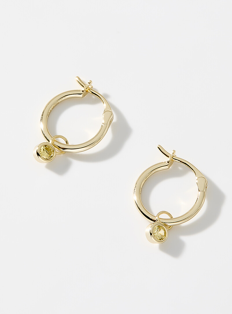 Midi34 January Small birthstone earrings <b>Exclusive Simons x Midi34 collection</b> for women