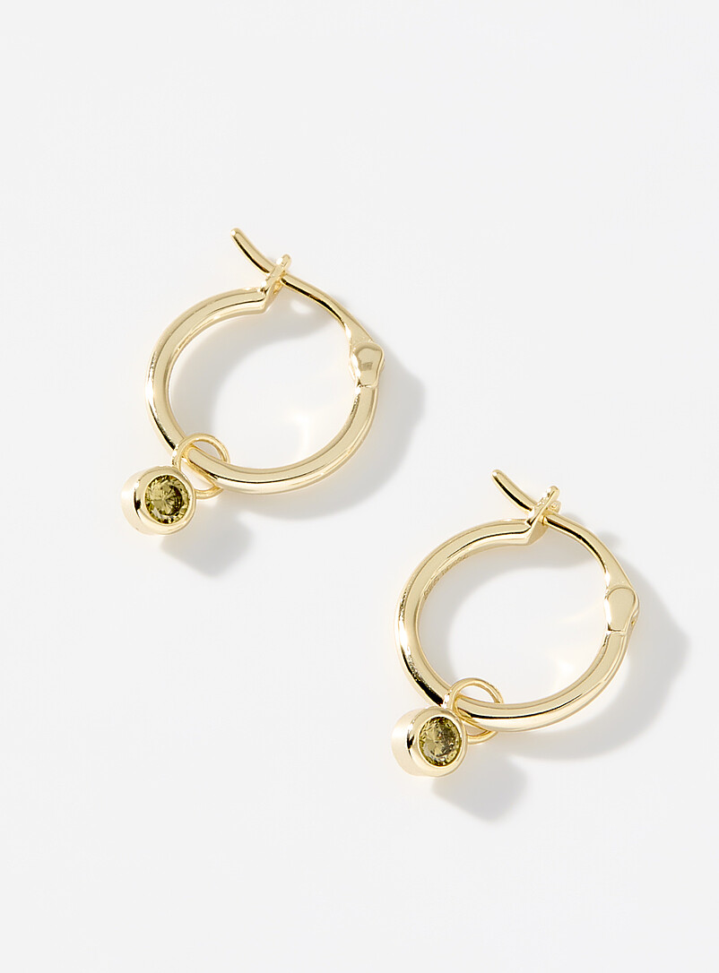 Midi34 January Small birthstone earrings <b>Exclusive Simons x Midi34 collection</b> for women