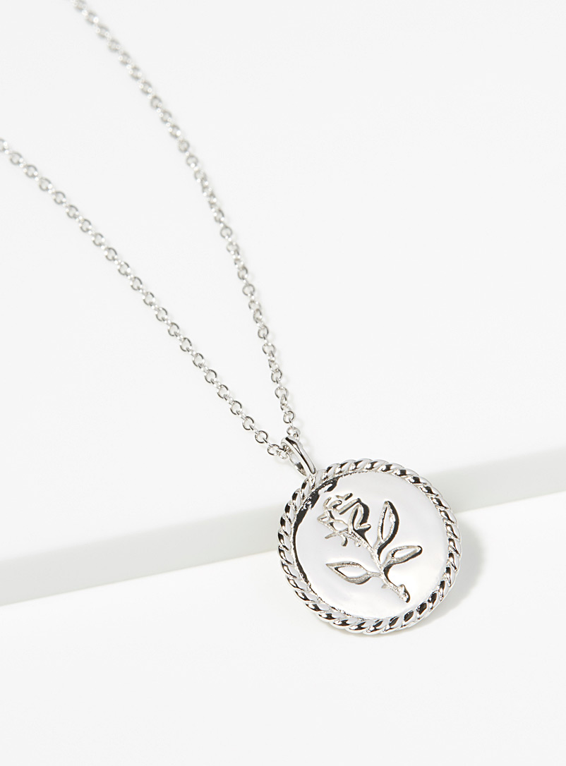 Midi34 Silver Mélissa necklace for women