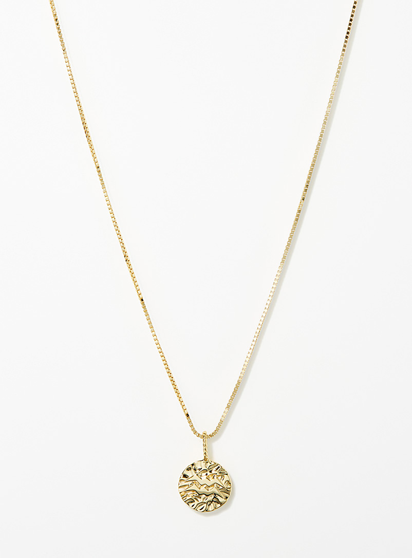 Midi34 x Simons Aquarius Shimmery Astro necklace for women