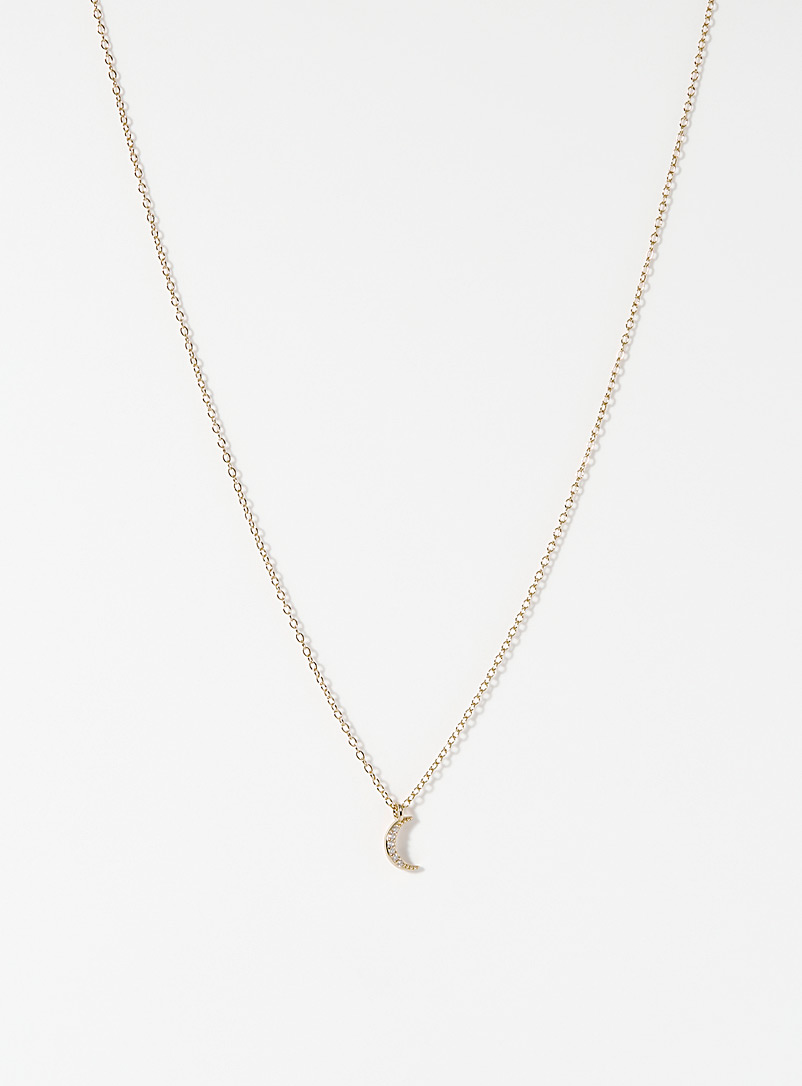Midi34 x Simons Assorted Shimmery moon chain for women
