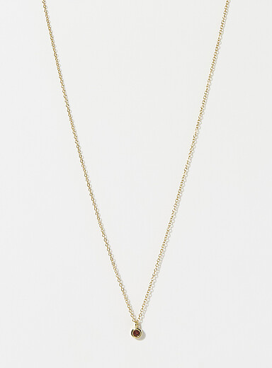 La cha&icirc;ne petite pierre de naissance <b>Collection exclusive Simons x Midi34</b>