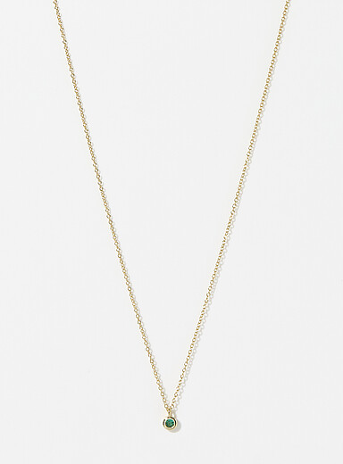 Midi34: La cha&icirc;ne petite pierre de naissance <b>Collection exclusive Simons x Midi34</b> Janvier pour femme