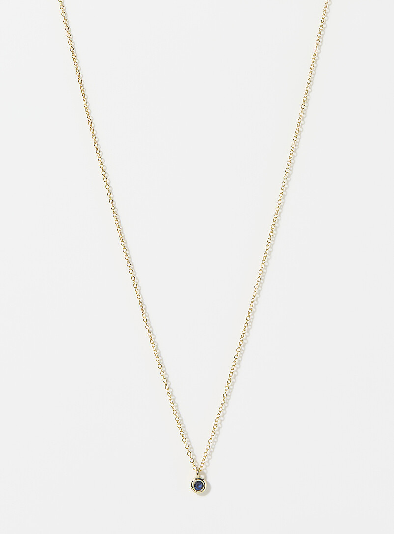Midi34: La cha&icirc;ne petite pierre de naissance <b>Collection exclusive Simons x Midi34</b> Janvier pour femme