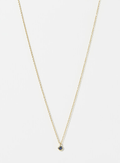 Midi34: La cha&icirc;ne petite pierre de naissance <b>Collection exclusive Simons x Midi34</b> Janvier pour femme
