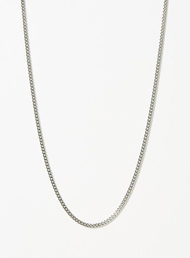 La cha&icirc;ne gourmette minimaliste <b>Collection exclusive Simons x Midi34</b>