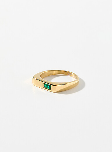 Midi34 Golden Yellow Evan ring for men