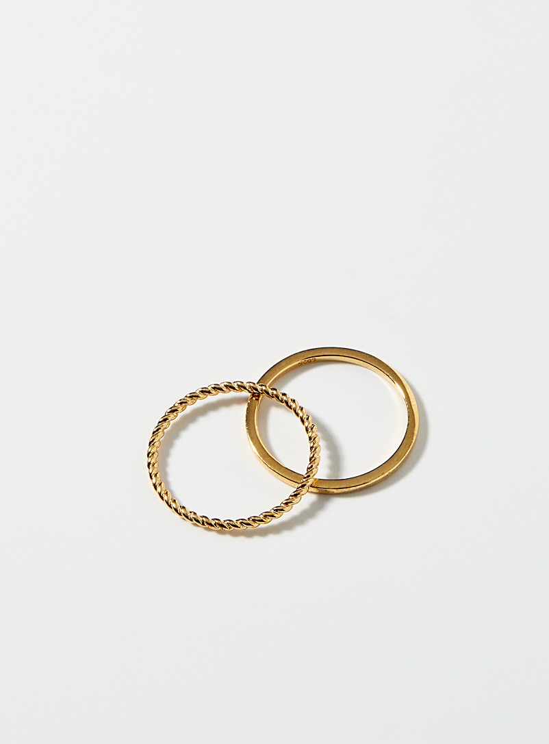 Midi34 Assorted Becca rings Set of 2 for women