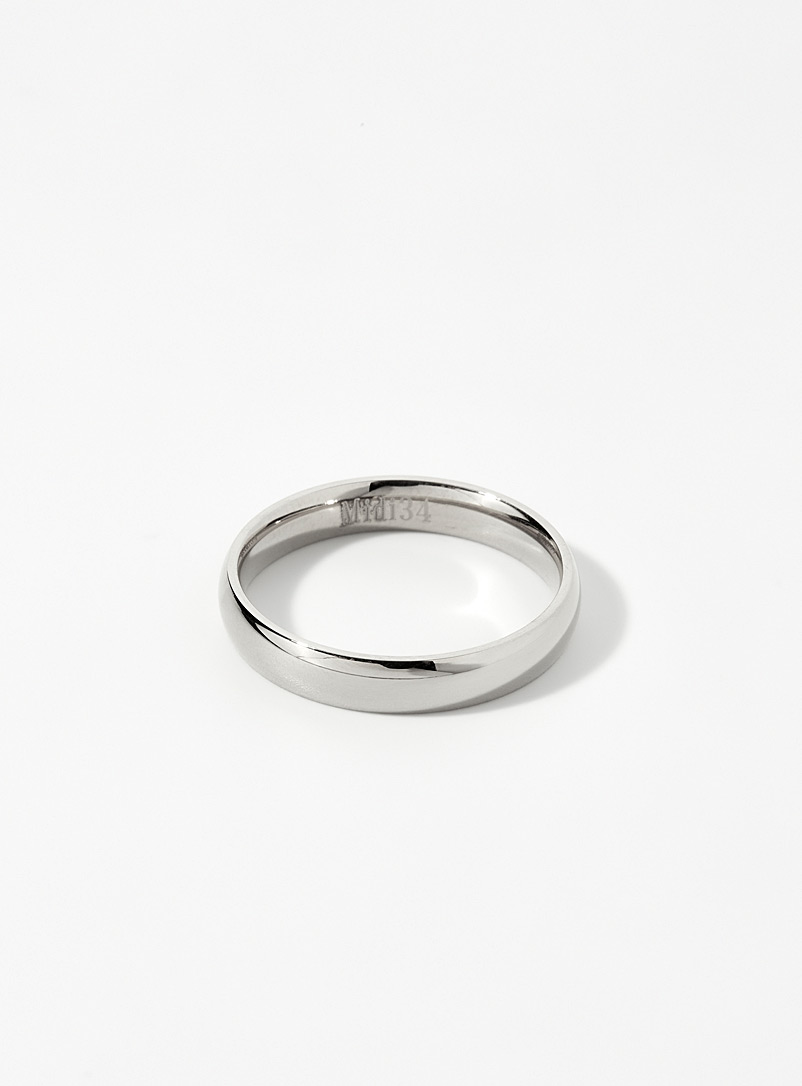 Midi34 Silver Gabriel ring for men