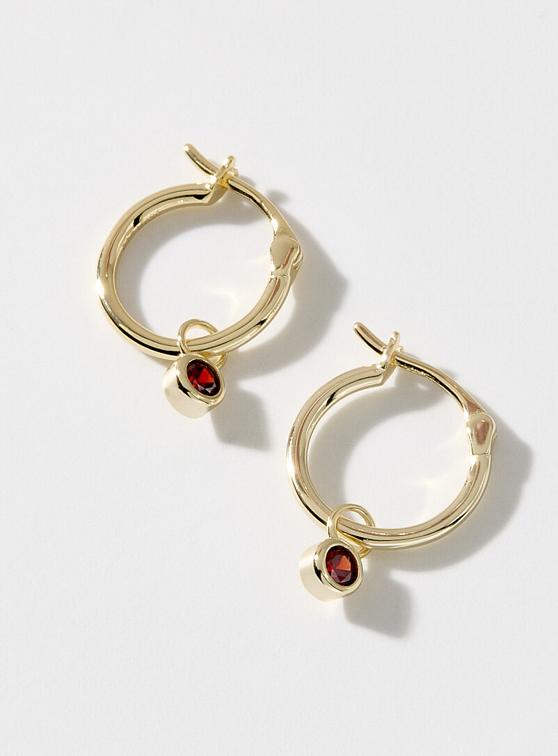 Small Birthstone Earrings Exclusive Simons X Midi34 Collection