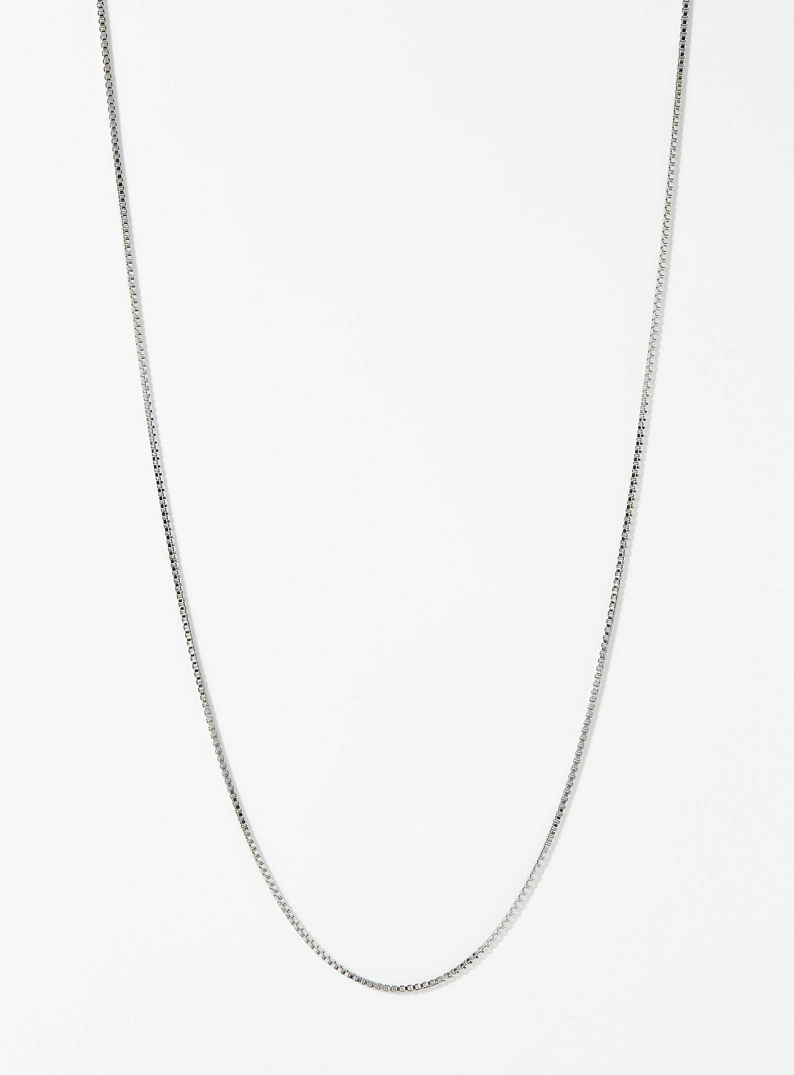 Midi34 - Milan cube-link chain (Men, Grey, ONE SIZE)