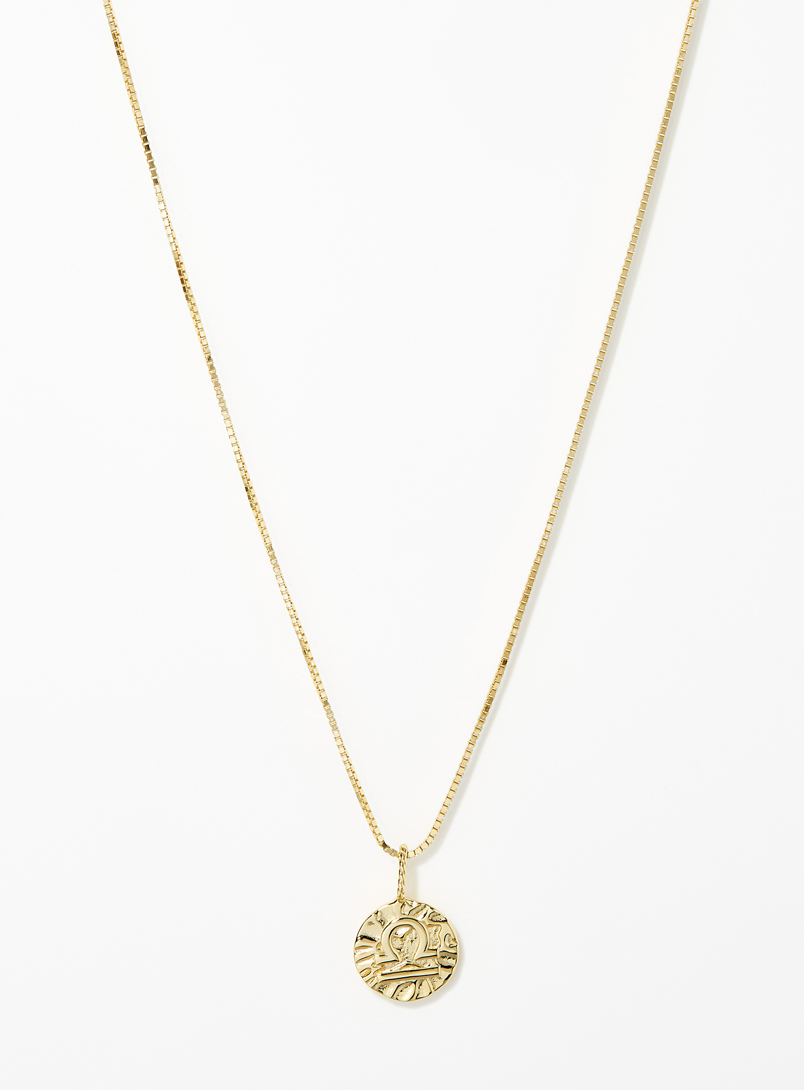Midi34 X Simons Shimmery Astro Necklace In White