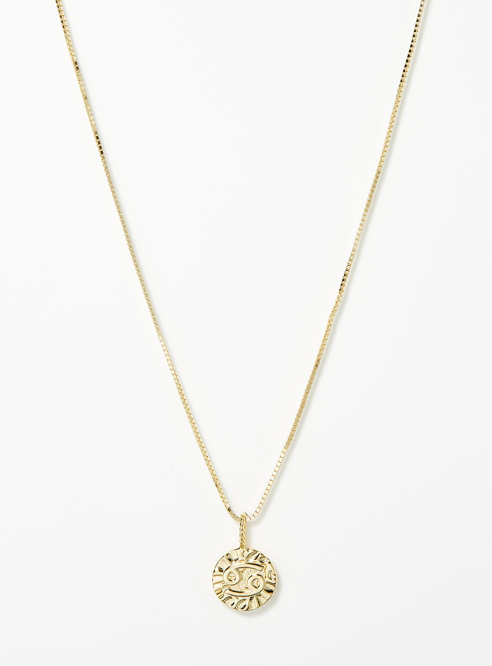 Midi34 X Simons Shimmery Astro Necklace In Silver