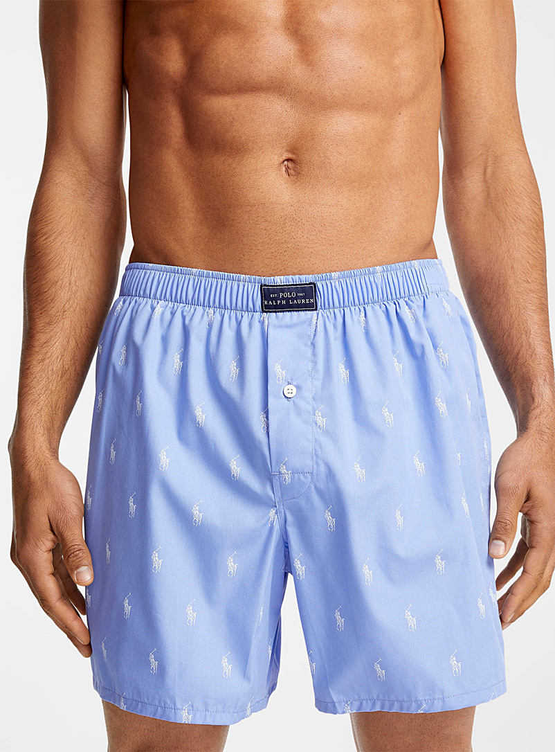 Polo Ralph Lauren WOVEN BOXER X3 Marine / Marine / Blue - Free delivery