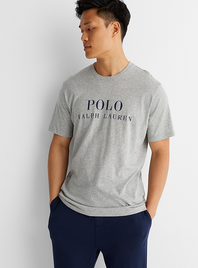 Polo Ralph Lauren: Le t-shirt détente logo classique Charbon pour homme