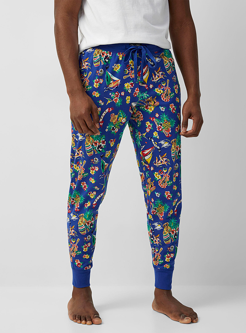 Polo Ralph Lauren: Le jogger détente brise tropicale Bleu à motifs pour homme
