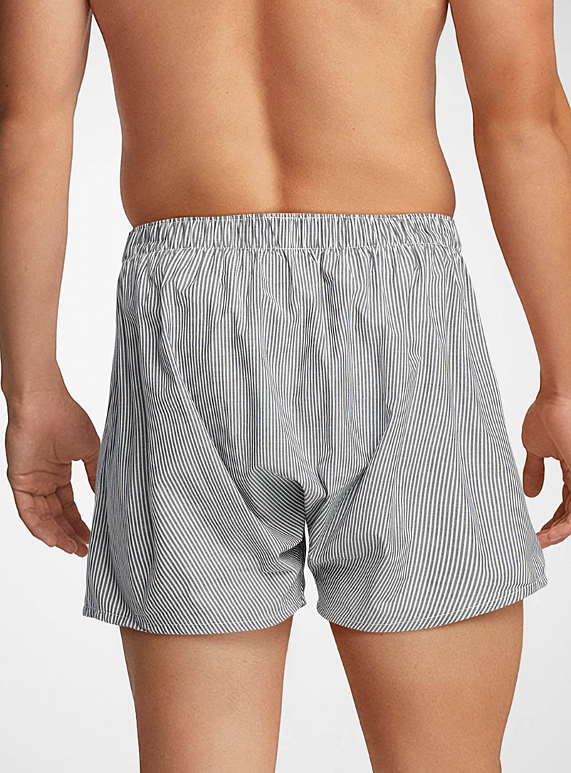 Polo Ralph Lauren: Le boxeur ample popeline logo brod&eacute; Coton Bleu assorti pour homme